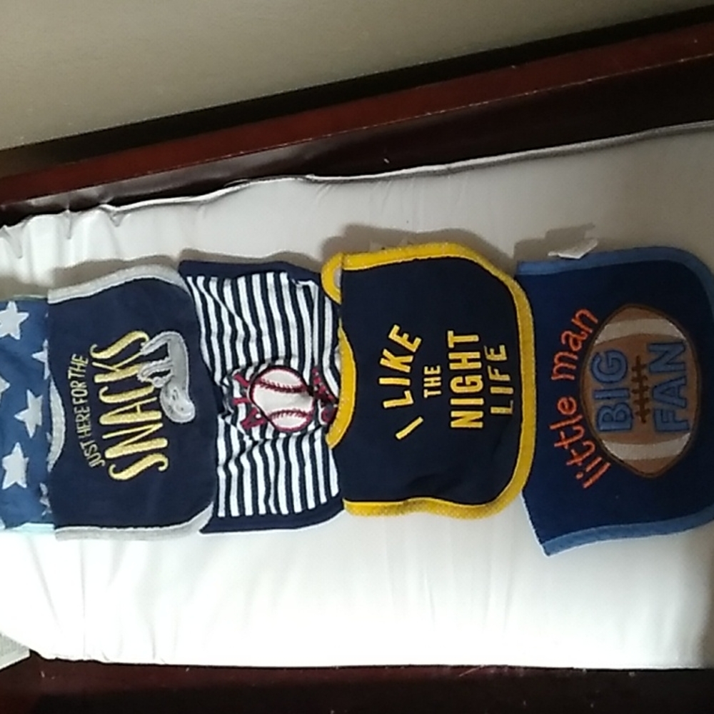 Baby boy bibs bundle